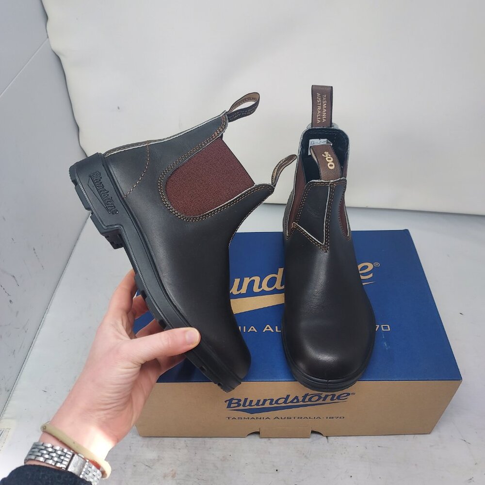Blundstone 500 Stout Brown Chelsea Boots